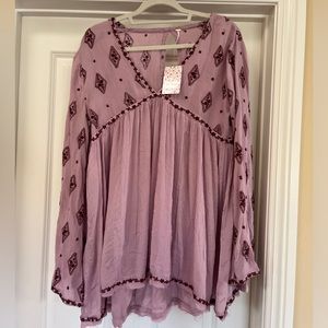 Free People Flowy Boho Top